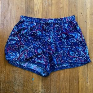 Blue white and pink cloth shorts